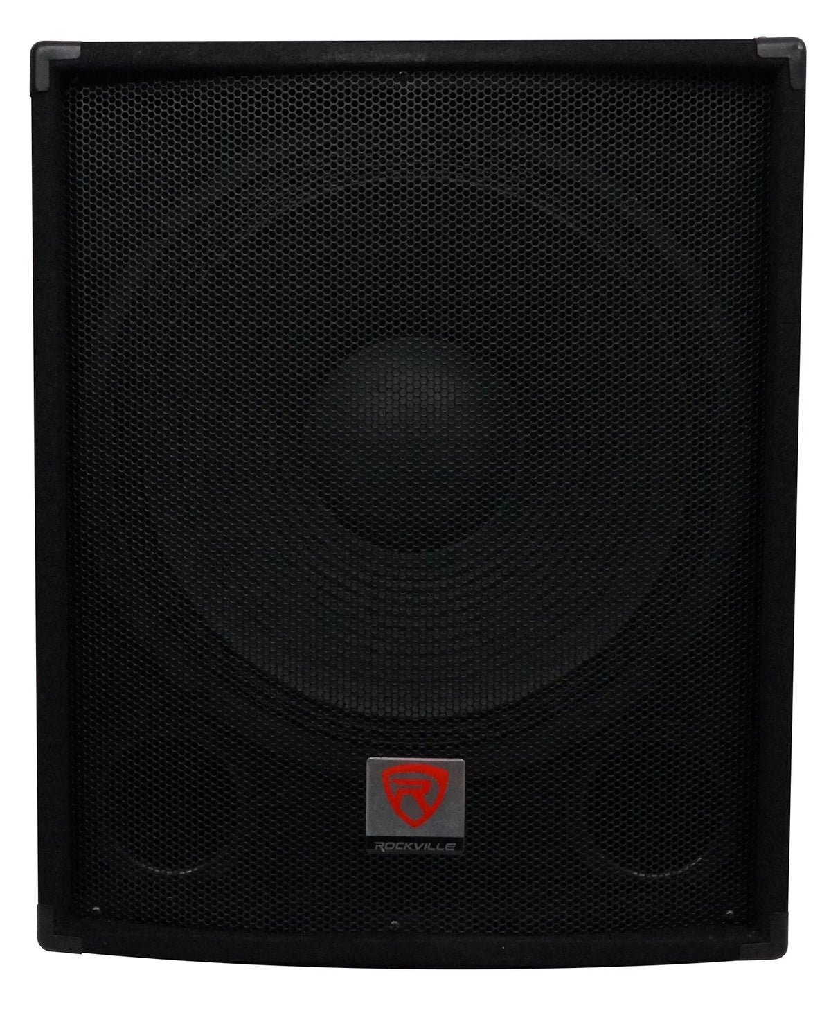 Casters 18" Steel + 4-Ohm Pro Subwoofer Passive DJ Rockville Watt SBG1184 1000