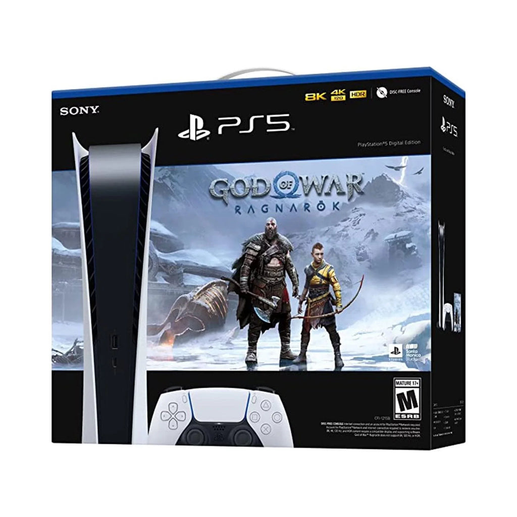 (Digital with PlayStation_PS5 God - War -PlayStation Ragnarök of Console Bundle (GOW) Game Edition) Video TEC 5