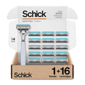 16 May Vary) Refill Schick Blades Quattro With Titanium Razor (Packaging