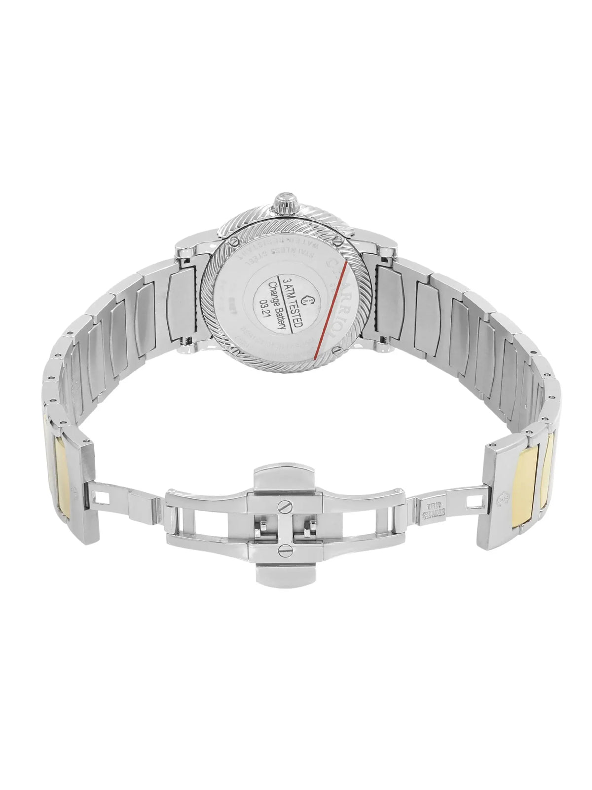 Charriol defects P33SY2D.921.001 Ladies New Parisii 0.40cttw Quartz with Watch
