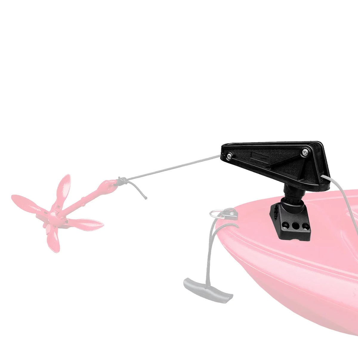 Fishing for Canoe with Boat Kayaks System Side Deck Lock Small Anchor Release Portable Mount