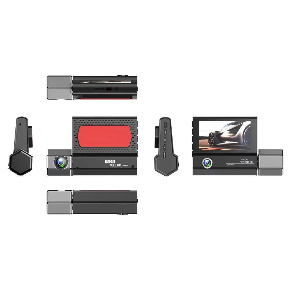 Safety 4in Recorder Video Cam Recorder Cameras Car Clear 3 Auto Car Mirror Dash Recording Gecheer Rearview Car Driving