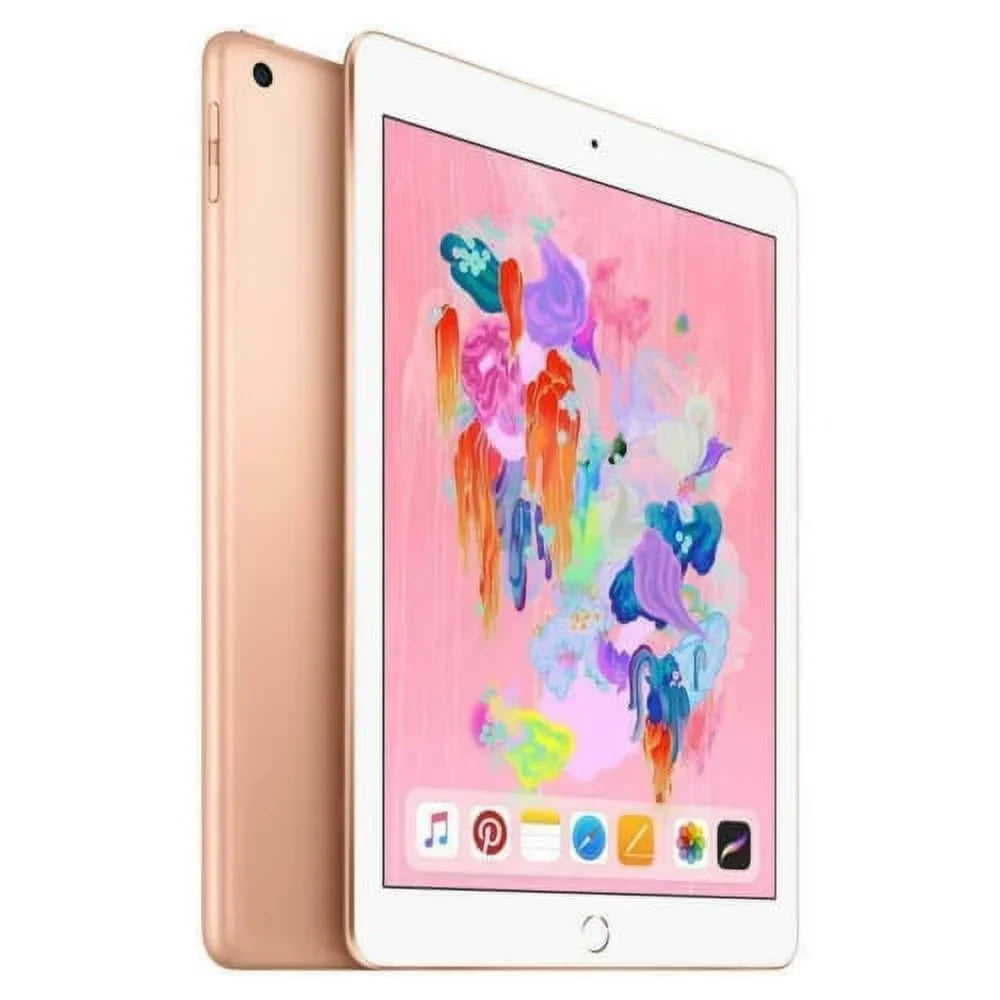 Wi-Fi, 128GB - Gen Gold 6th Restored 9.7in (Refurbished) iPad