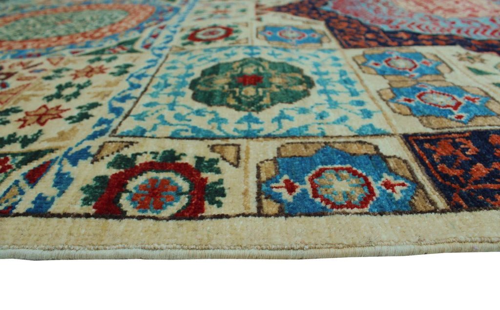 12'2" 9'0" Irwin Ivory/Blue Rug, Aria x