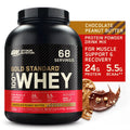 Peanut Chocolate Standard Butter, Whey Powder, Nutrition, 100% 5 Optimum Protein lb, Gold Servings 68