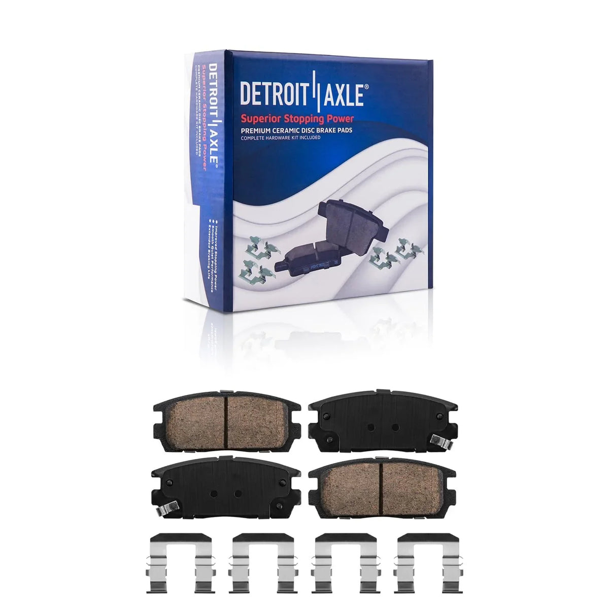 Replacement - 2014 2012 Detroit : Front Rotors Brake 2016 2015 Terrain Front Pads GMC Brakes Equinox Ceramic Axle Kit 2010-2017 and Rotors 12.64" Chevrolet Brake 2017 2010 inch 2011 for Rear 2013