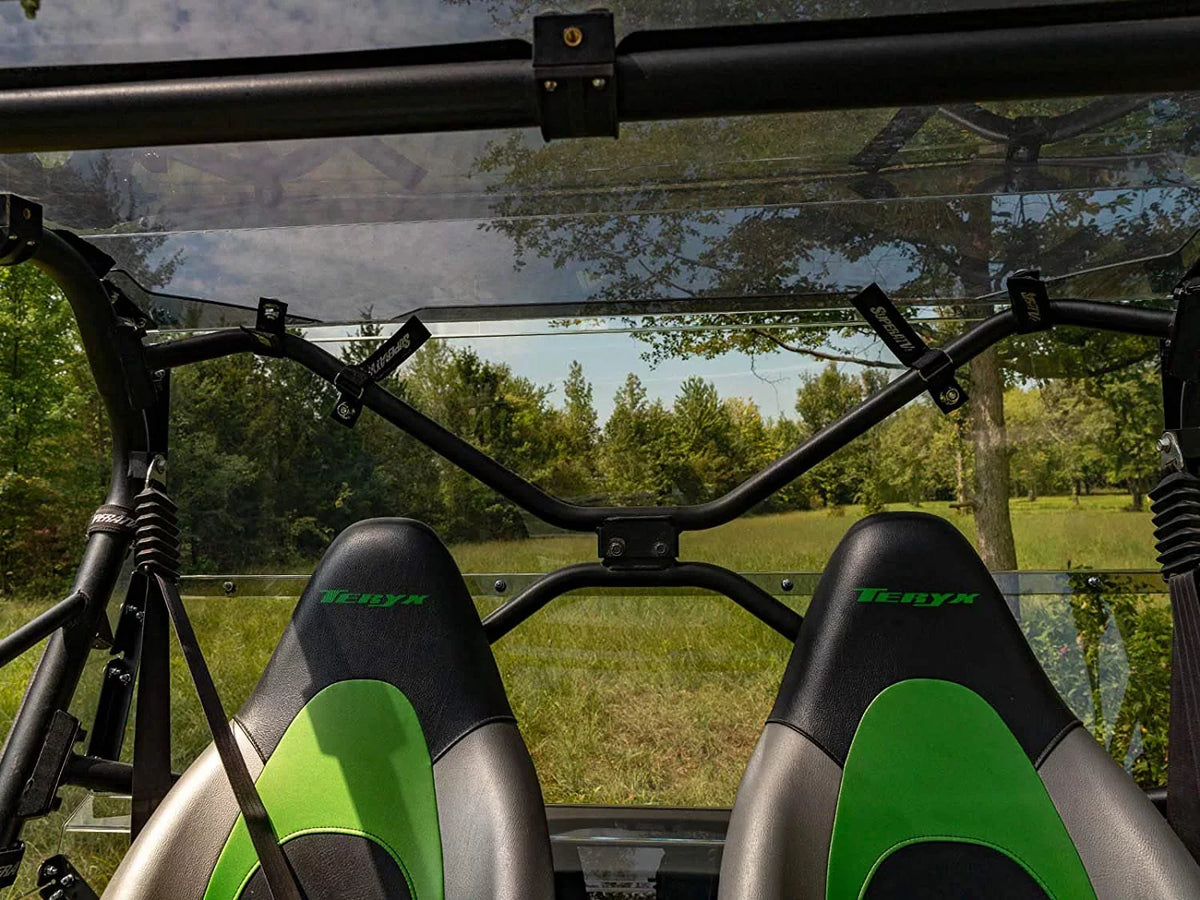 2014+ Stronger Polycarbonate Flying Than Thick SuperATV 4 Kawasaki Tinted Glass Debris Lightly From Duty 2021+ Protects / You Rear for Teryx Teryx 4 250x Made Heavy Windshield S 800 1/4" in USA!