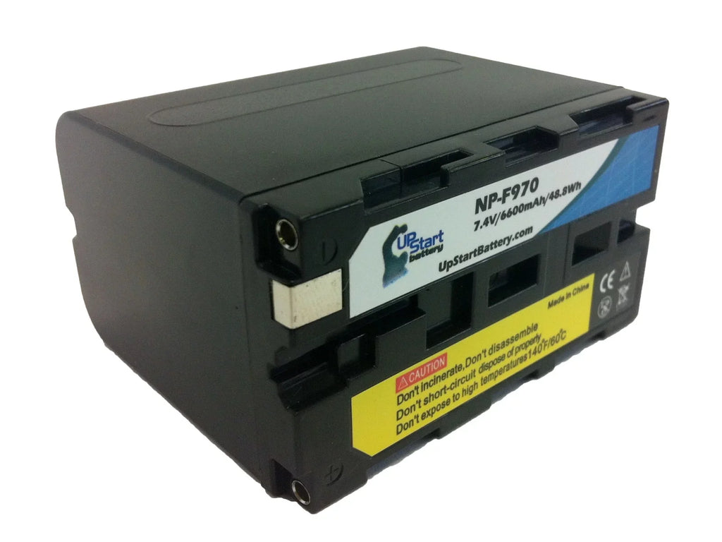 Battery for Digital Capacity (6600mAh, Pack Lithium-Ion) 2x High Battery High Camera NP-F970 7.4V, - GV-D200 - Replacement Battery Capacity UpStart