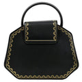 Mini Calfskin Pre-owned Top Guirlande Handle Leather Bag CARTIER Black Satchel