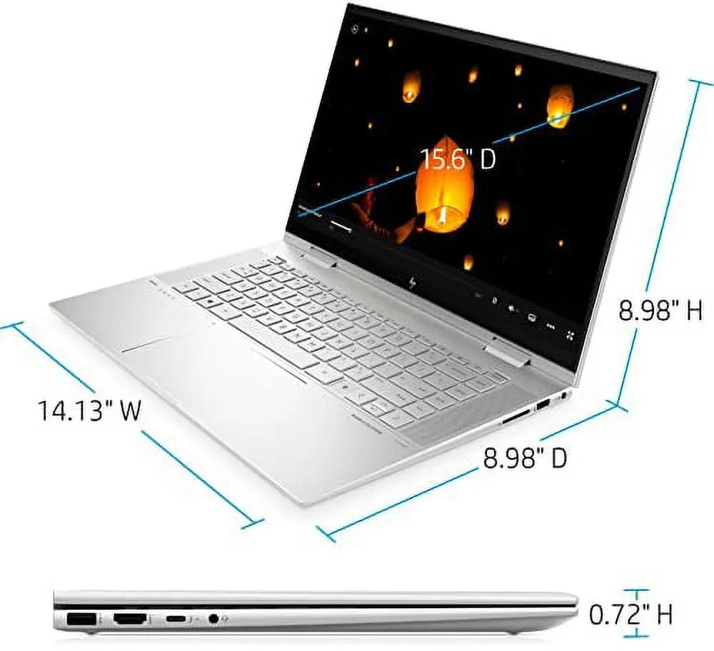 i7-1195G7 Pen Backlit WiFi Reader 4 Iris 2-in-1 11th Envy Intel Stylus IPS DDR4 X360 Xe 15.6" w/ 11 HP 6 SSD Graphics 24GB 32GB FP KB Core Home FHD Touchscreen 2022 RATZK 1TB Thunderbolt Laptop Win