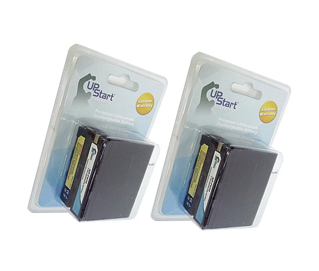 Battery for Digital Capacity (6600mAh, Pack Lithium-Ion) 2x High Battery High Camera NP-F970 7.4V, - GV-D200 - Replacement Battery Capacity UpStart