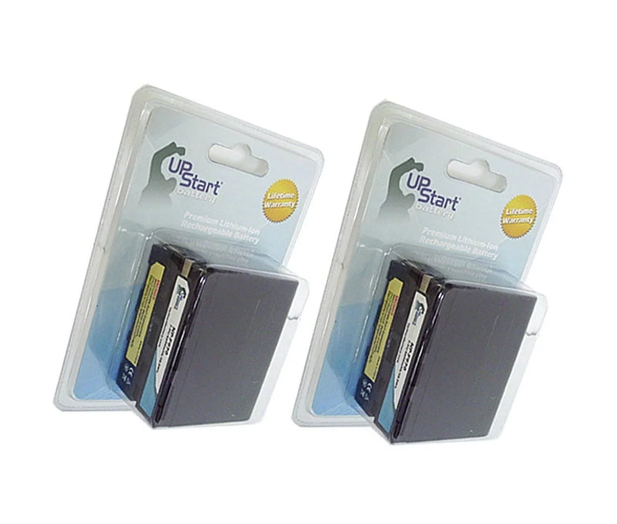 Battery for Digital Capacity (6600mAh, Pack Lithium-Ion) 2x High Battery High Camera NP-F970 7.4V, - GV-D200 - Replacement Battery Capacity UpStart