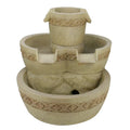 Garden Brown Fountain Northlight Three liquid Prelit - Floral LED Tier 18.25" Bowl exterior Decoration