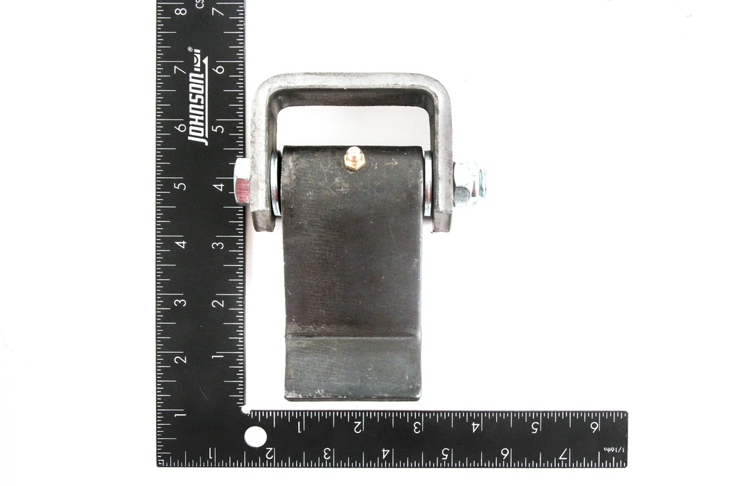 Short Weld-on Red design Hinge Grease Qty Hound 10 Body Greaseable Strap Hinge Trailer Leaf Heavy Gate Truck Steel Door Zerk Auto with Fitting Duty