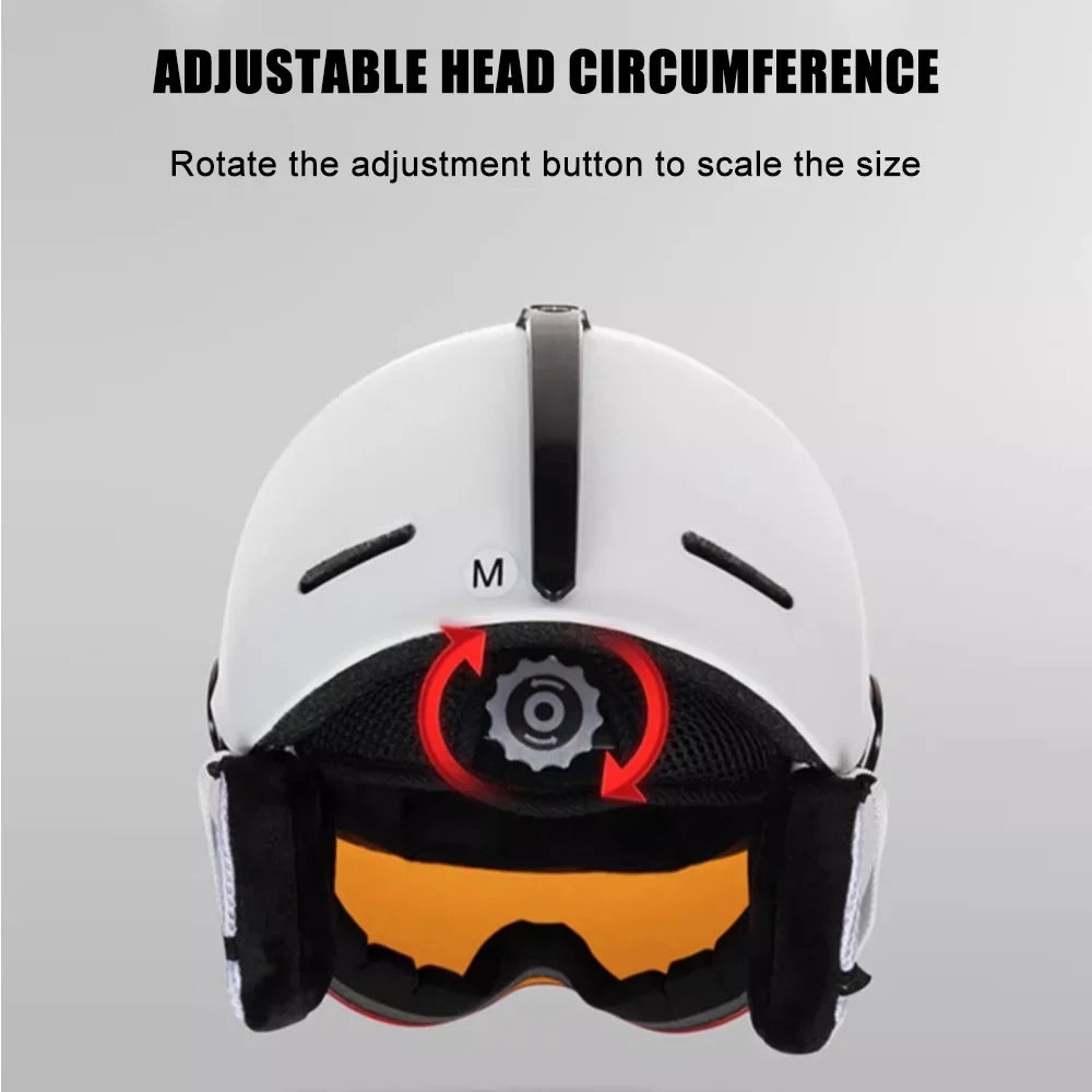 Windproof Skiing Helmets Winter Snowboard - Safety Skateboard Cycling MOON Gear