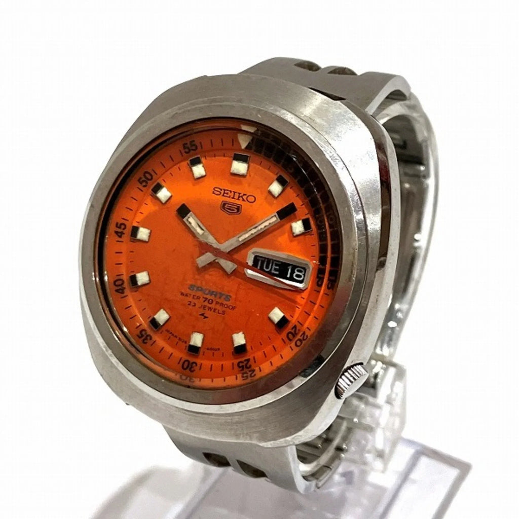 5126-6010 Men's (Good) Sports Watch Five Automatic Pre-Owned Seiko