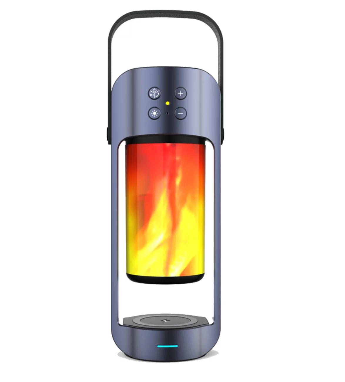 Stereo with IP68 Waterproof 85FT Wireless Range Flame for Bluetooth Speaker Speaker,360° Bluetooth Portable Surround Flame exterior LED Sound Blufree Speaker Speaker, Sport Light Home,