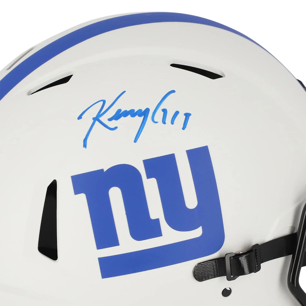 Kenny York New Authentic Helmet Riddell Giants Golladay Lunar Autographed Eclipse Alternate Speed