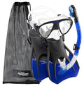 Speed Small/Medium/dimension Snorkel Fin Aquatics Sport Set Phantom - to Aqua Mask Adult, 8.5 4.5