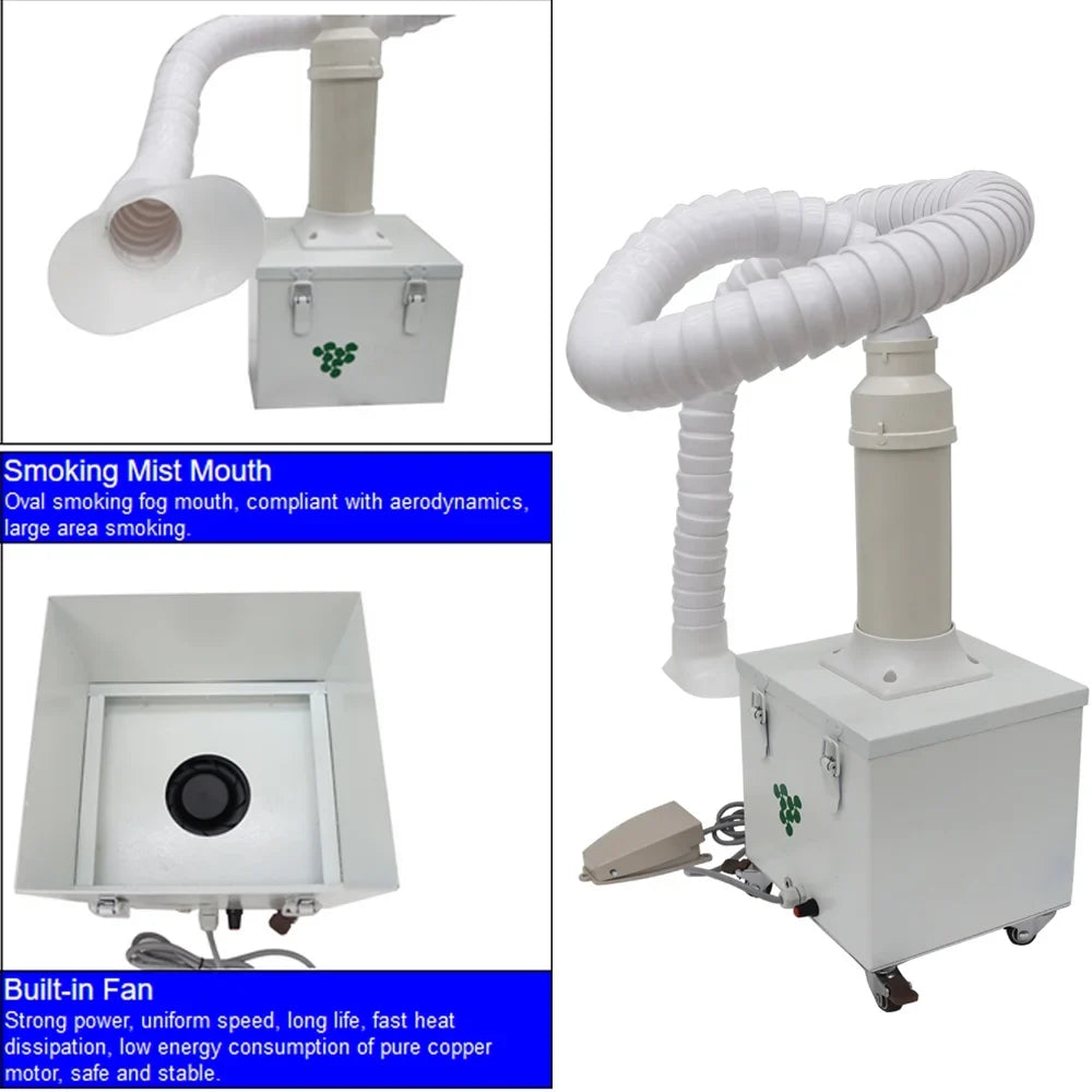 Extractor Purifier Welding Switch Smoke Foot with Dry Fume Portable 12V Welding Purifier Smoke