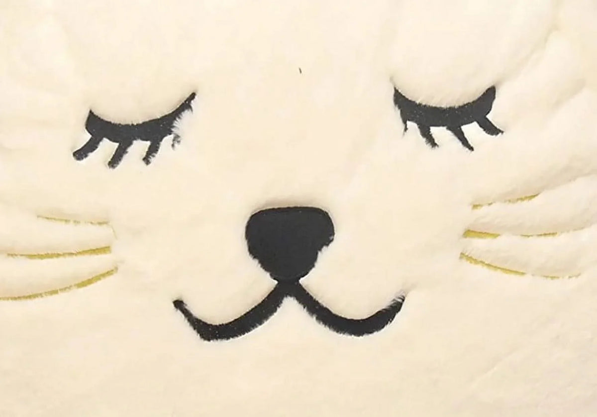 Figural Bean Polyester off-White Bag, Kids Kitty Heritage