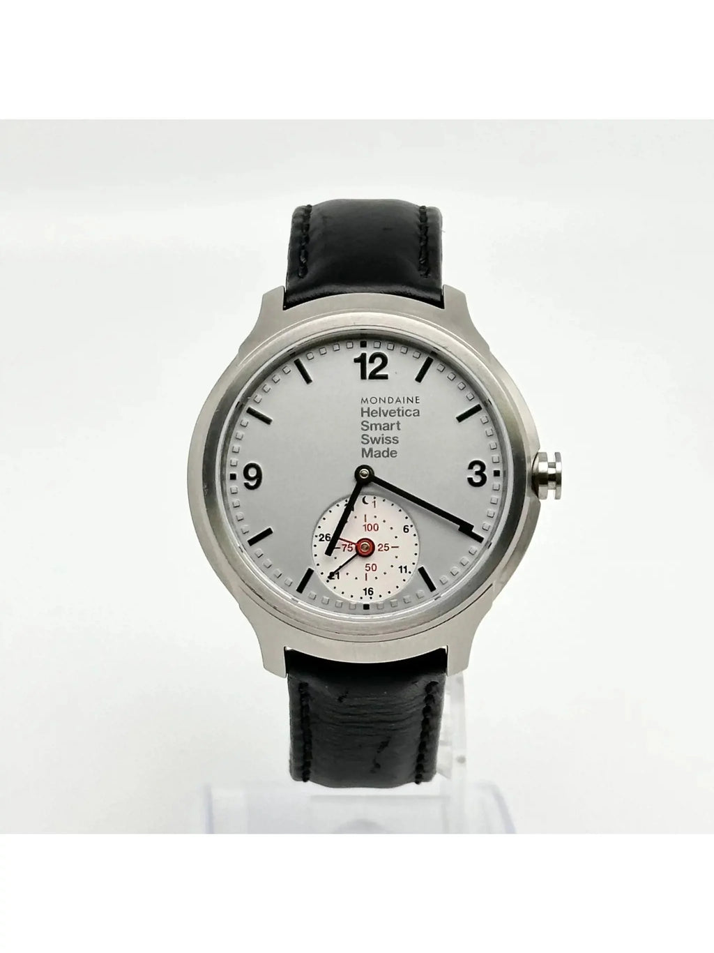 Mens Dial Edition 1 Mondaine Helvetica MH1.B2S80.LB Limited SmartWatch Silver