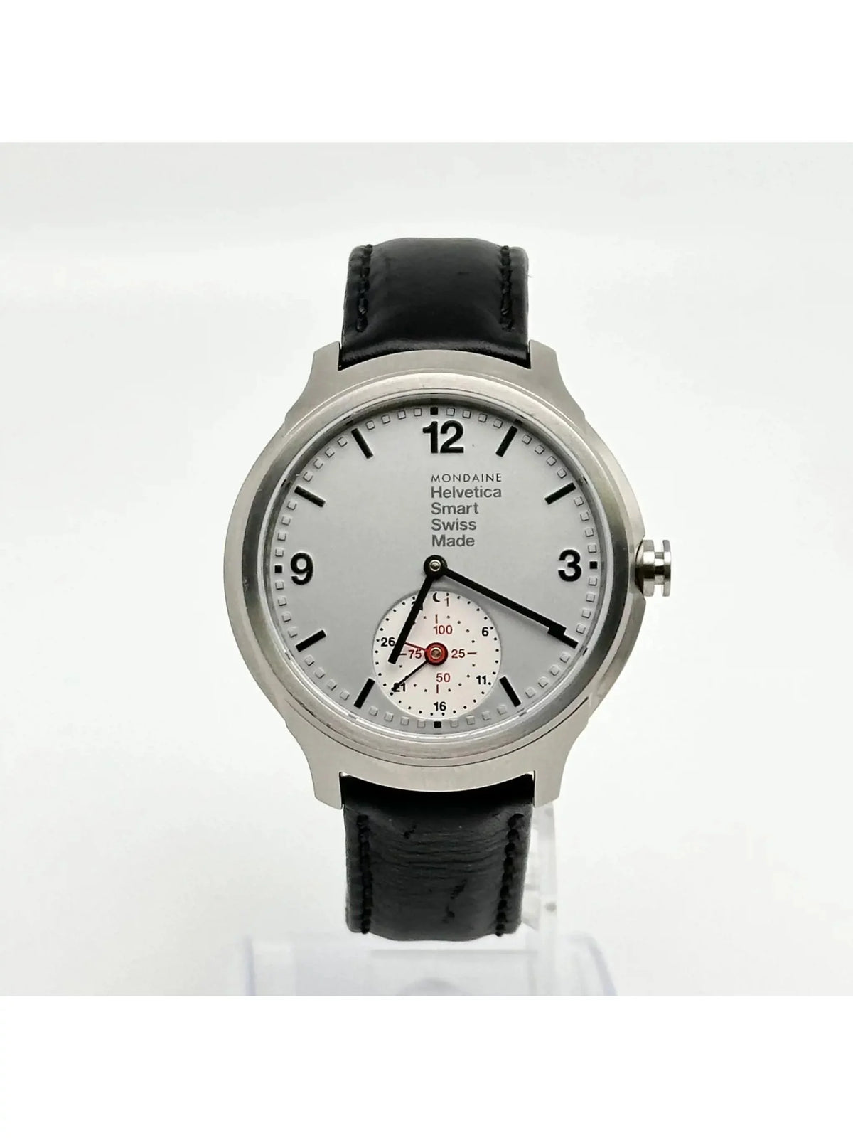 Mens Dial Edition 1 Mondaine Helvetica MH1.B2S80.LB Limited SmartWatch Silver