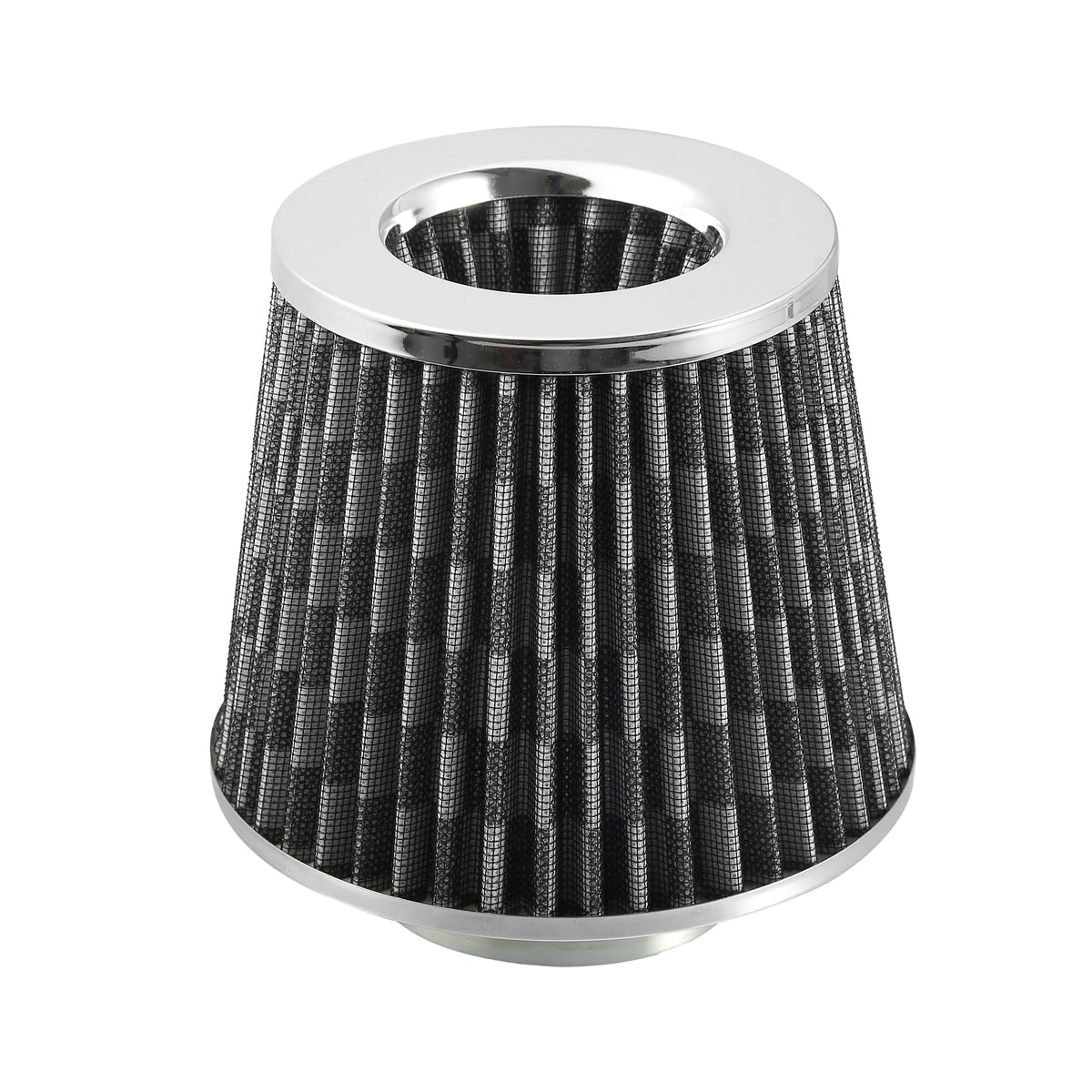 Inlet Cold Filter Dry Air Clamp on Carbon 2.5" Air Pattern Cone Intake Washable Reducer Ring 65mm Fiber 1pcs Replacement