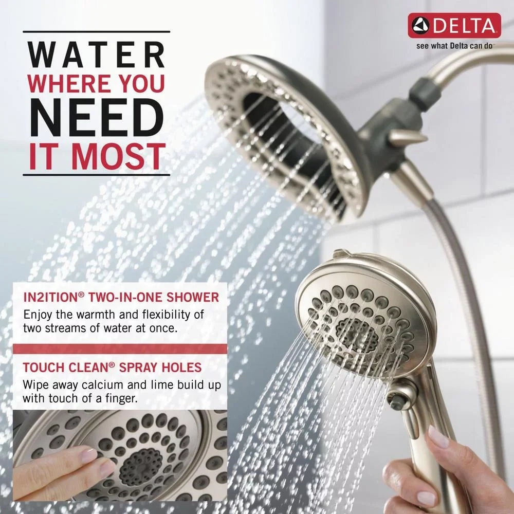 In2Ition 5-Mode Delta Faucet Shower Head Massage Two-In-One