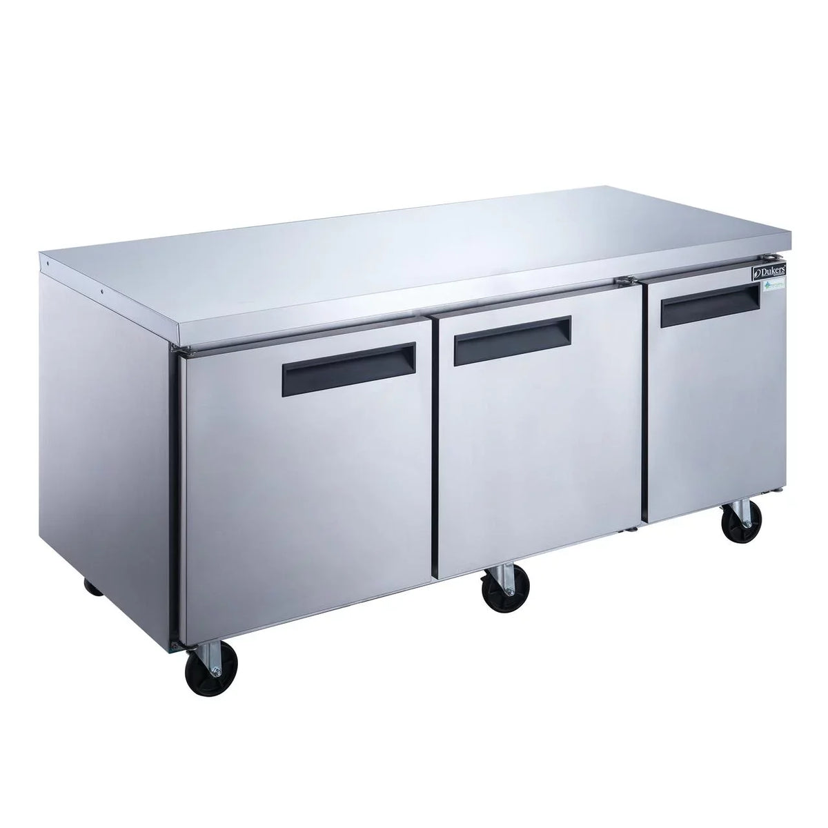 Stainless in Undercounter 3-Door Steel Refrigerator Commercial DUC72R