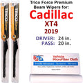 2019 2) (Set Beam Wipers Cadillac Performance XT4 of