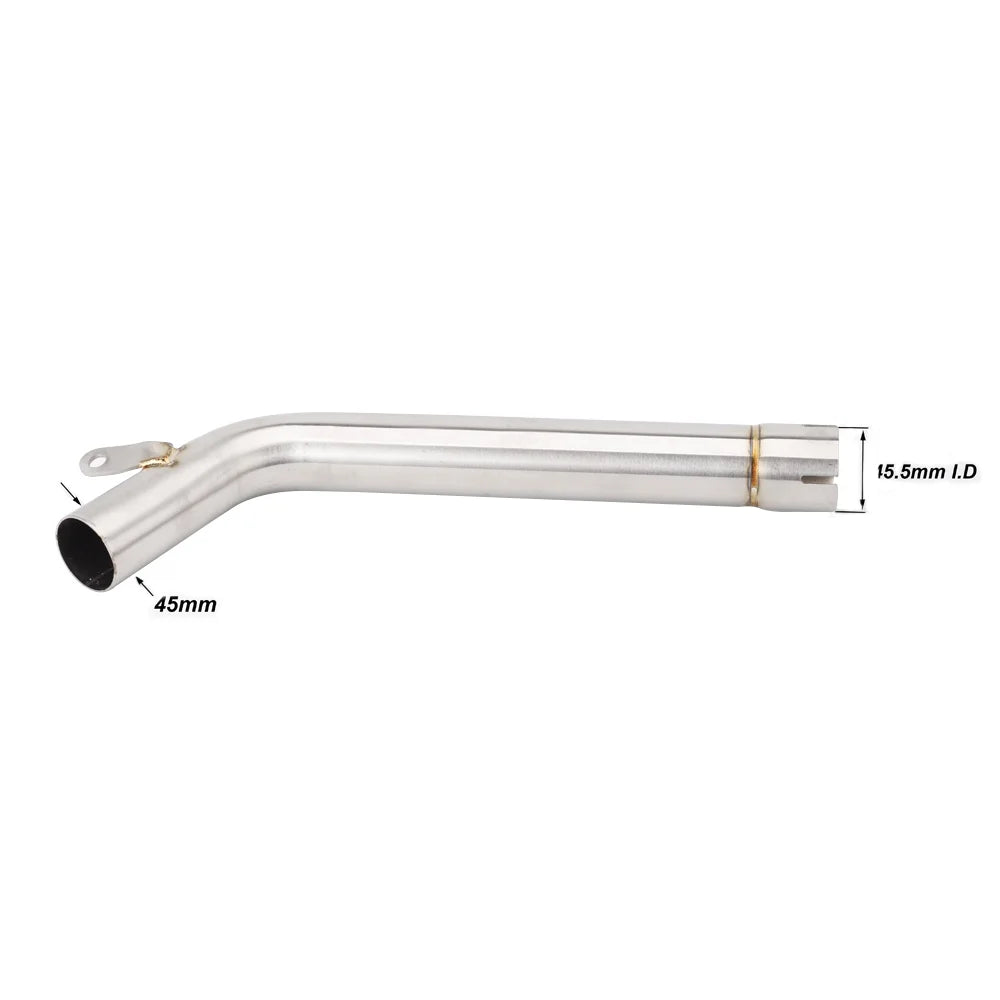 Pipe Link For 2004-2009 Motorcycle FZ6 FAZER Yamaha Middle S2 Muffler Exhaust XLYWKJ Pipe, 1-Set