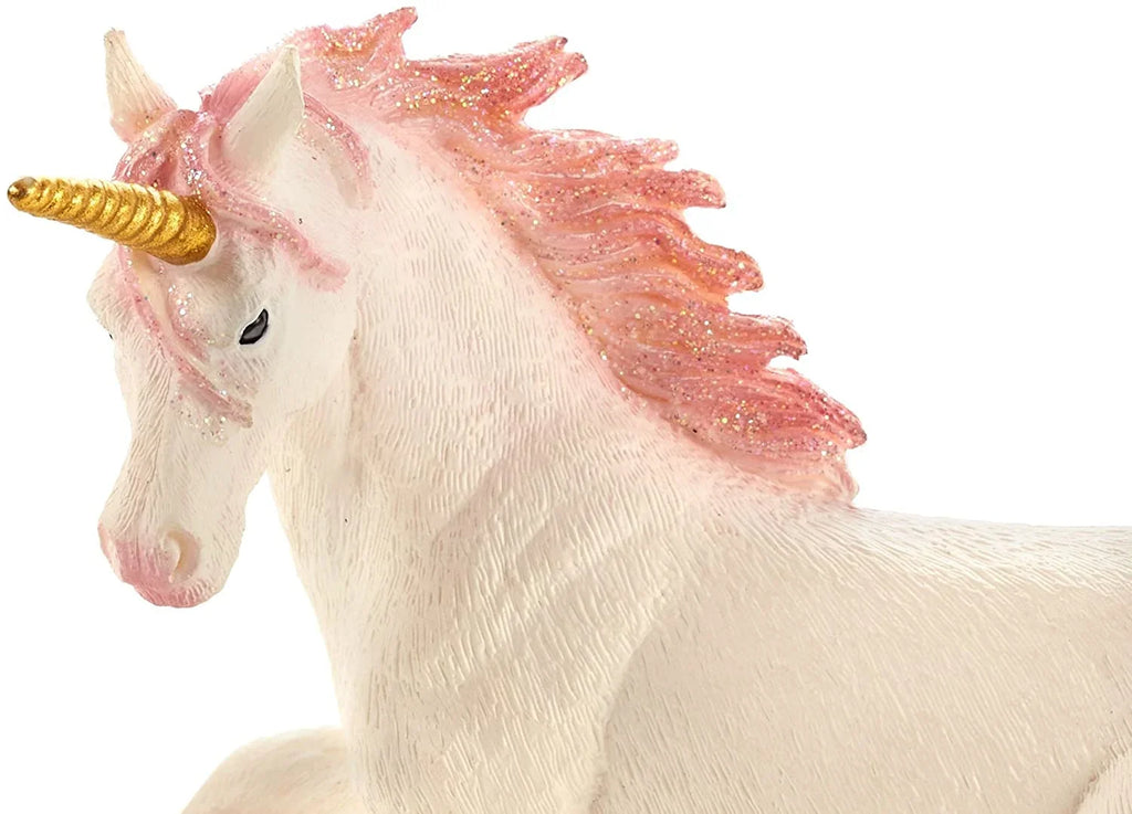 Painted MOJO Replica Figurine Fantasy Realistic Toy Unicorn Hand (Pink)