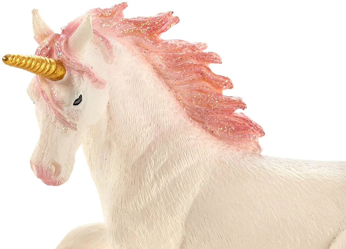 Painted MOJO Replica Figurine Fantasy Realistic Toy Unicorn Hand (Pink)