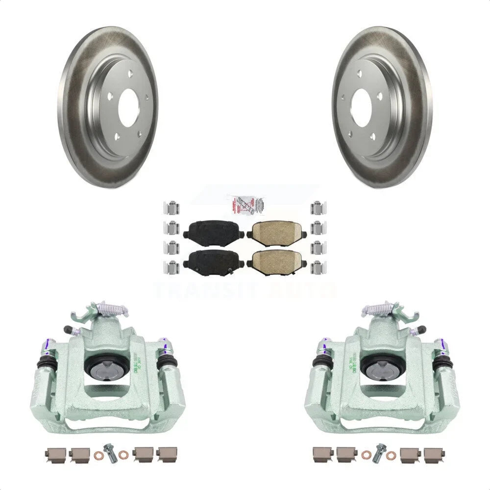 And From Transit Brake Caliper Piston Disc Rotors Ceramic Rear Coated 03 12 Single 2012 KCG-100689N With C/V 24 For Pads Auto Ram Front Kit