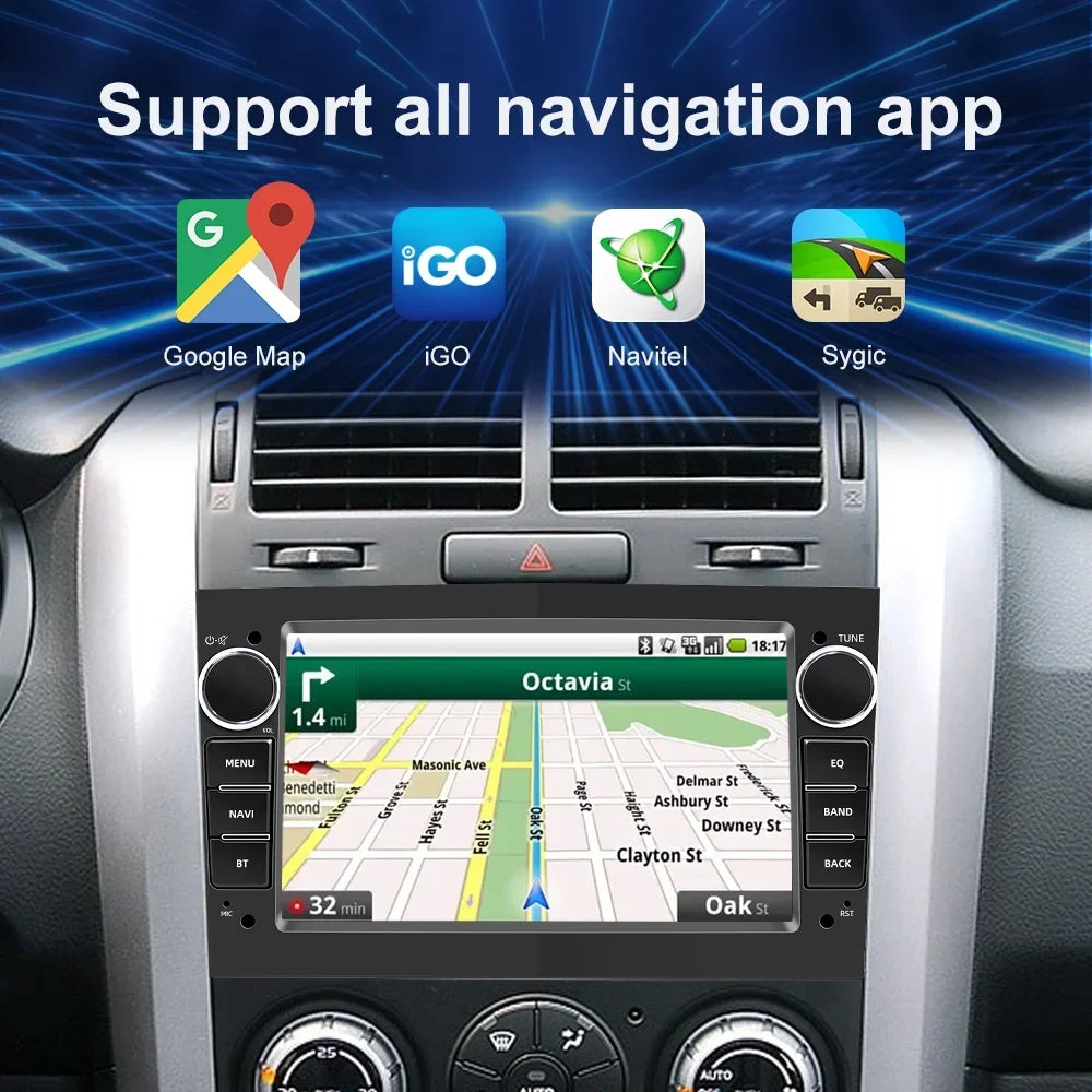 for with GPS Core Backup Quad Bluetooth Stereo Honda Free Android Navigation Camera 10 Double 2+16GB JMANCE with 2007-2011 CR-V Din Car