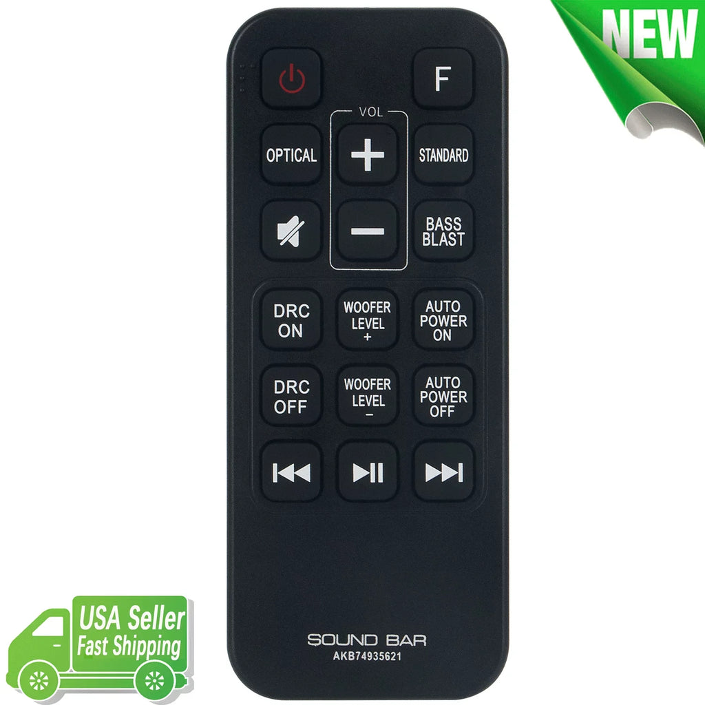 for AKB74935621 Bar Control Replacement SPJ2B-W Sound Remote Wireless LG SJ2