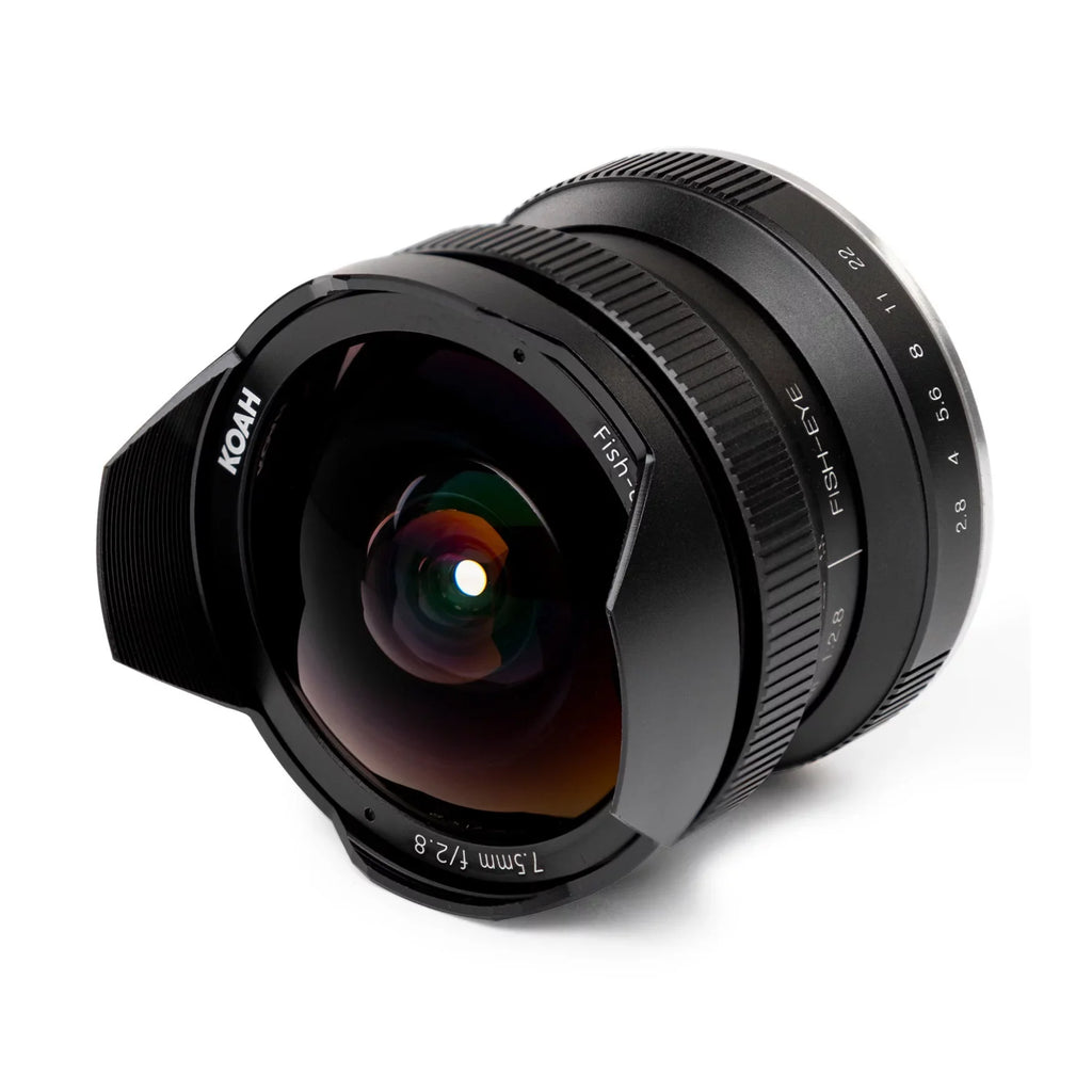 Canon Fisheye f/2.8 Lens Koah for Mount 7.5mm EF-M Series Wide-Angle Artisans