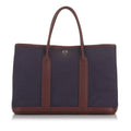 Bag Toile Authenticated Hermès Fabric Purple Canvas Tote 30 Pre-Owned Unisex Garden Party (Good)