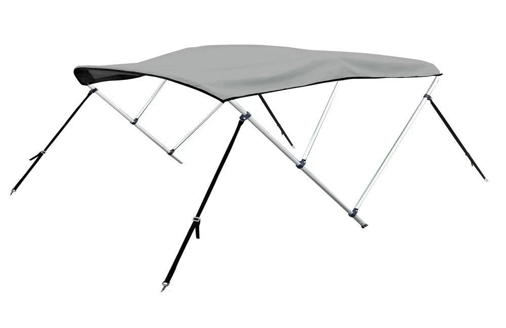 36" Cover Top Long X Bimini Boat H W Bow 3 67"-72" 6' Gray