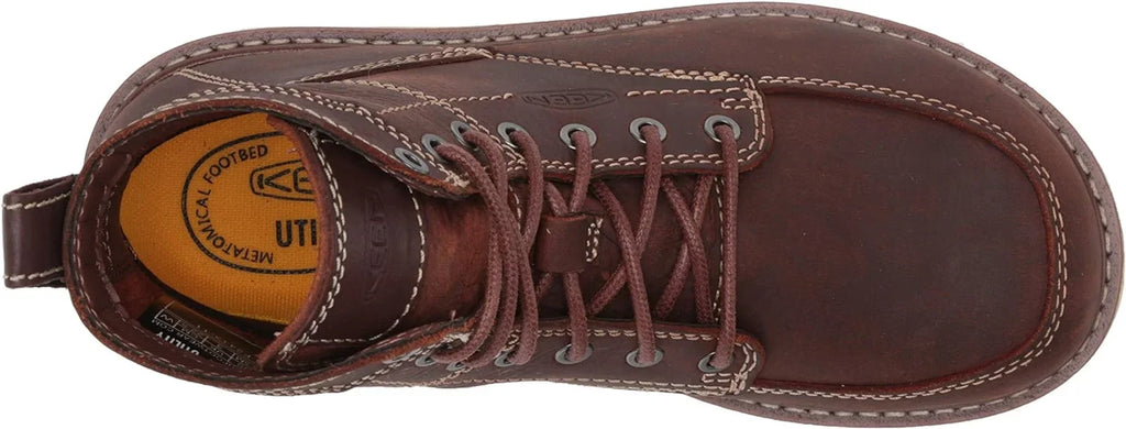 Alloy Women's Work Jose KEEN San Wedge 5 Gingerbread Toe Boots Utility 6