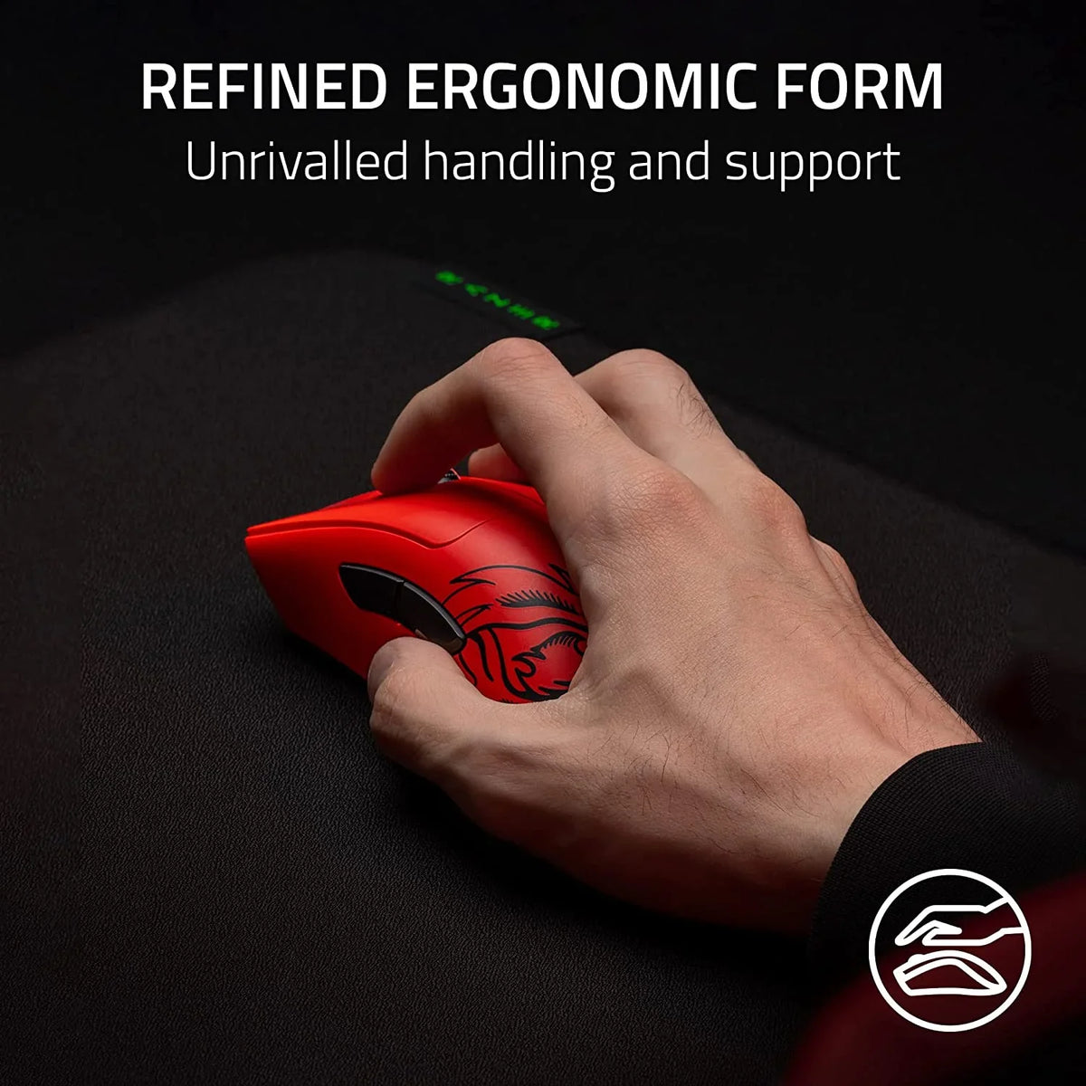 Faker Ergonomico Razer HyperSpeed) 63g, Ottico V3 da Pro Pro del Wireless Interruttori per Mouse 30K, Leggero - leggero Mouse Wireless (Design Edition E-Sport Sensore Gen-3, Focus DeathAdder