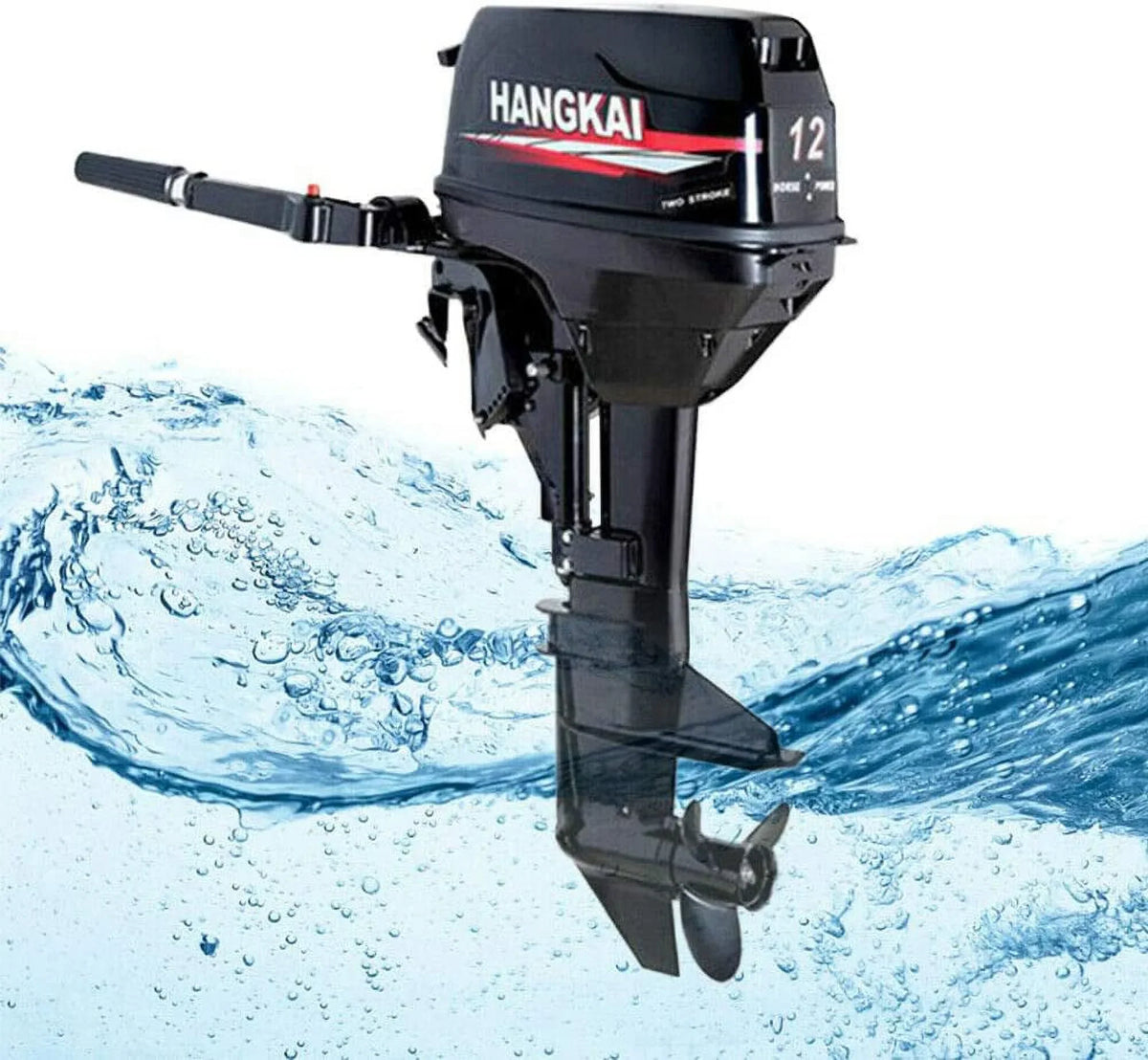 Boat Engine 2 12 HP w/liquid Outboard Stroke Fishing System Cooling Motor FETCOI