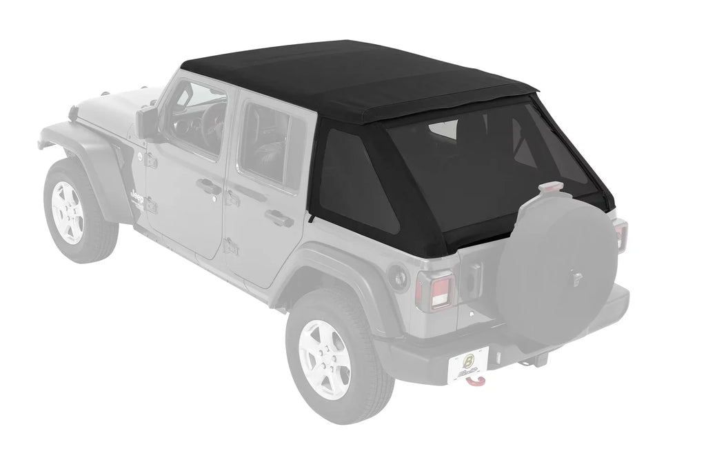 for (56863-17) Current, Model Twill Wrangler a JL, 2018 Trektop Bestop 4-Door Jeep to Black Years