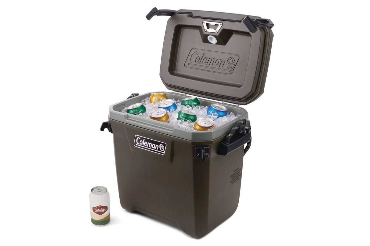 High Coleman Ice x'13.25" Cooler, Convoy Chest Series x Hard 28qt 17.75"' Performance 19.5" Brown,