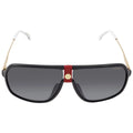Sunglasses, Carrera Shaded, 64mm, Gold/Gray Pilot 10mm 1019/S