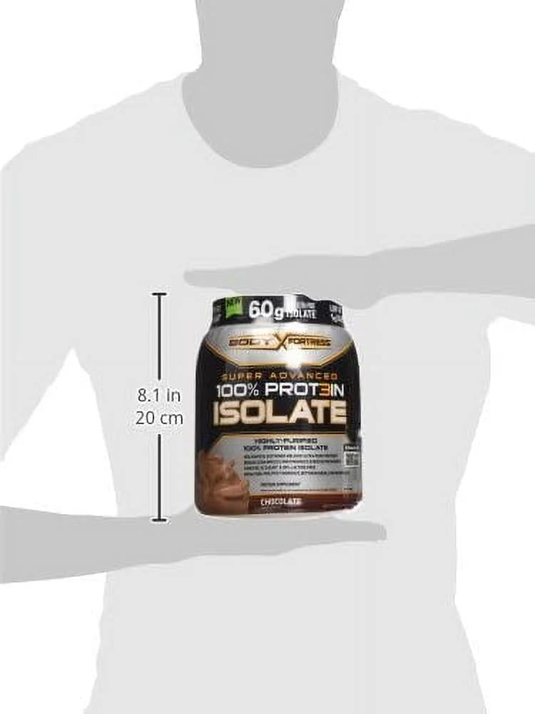 Fortress lbs 1.5 Chocolate, Powder, Isolate Protein Advanced Body Super Gluten Free, Vary) May (Packaging Whey