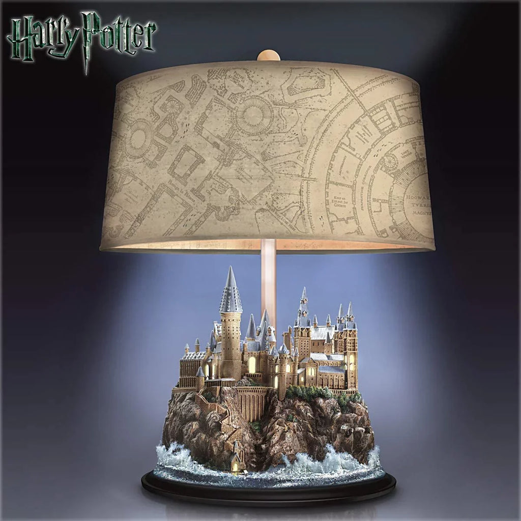 lit Lamp Handcrafted Castle Potter Hogwarts Bradford Table with Harry Exchange