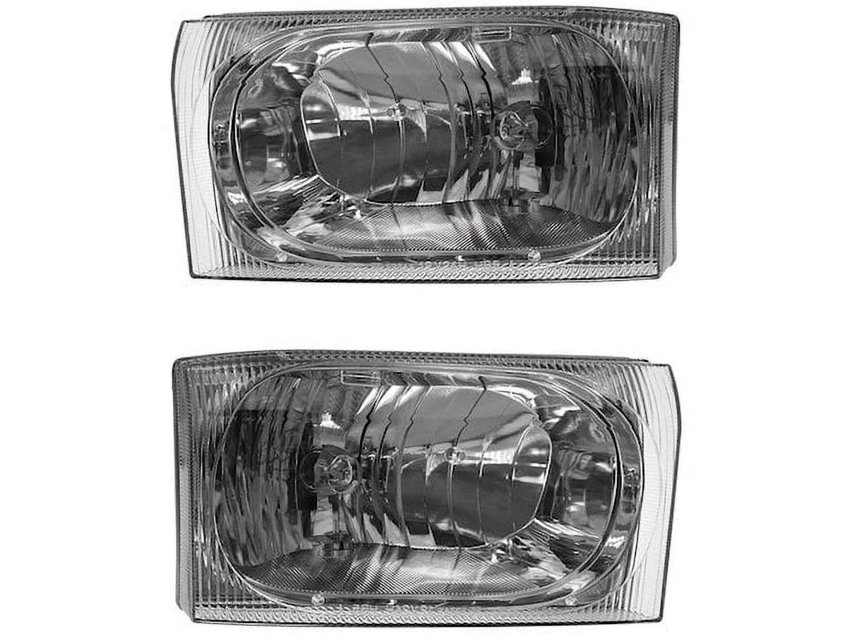 1999 Duty Assembly 2004 2001 2000 Set with Compatible - F-250 2002 Piece Super 2003 - Headlight 2