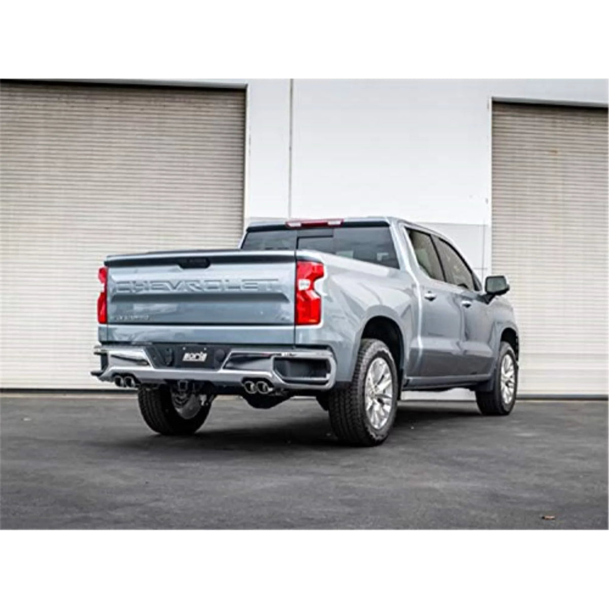 6 Borla Silverdo Quad Cat-Back System 140782 for with & 1500 Exhaust Exit SS Rear Sierra 2019